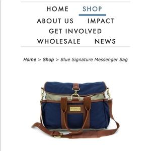 Signature messenger bag made by Sword and Plough!